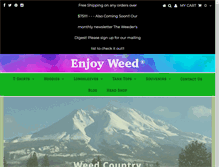 Tablet Screenshot of enjoyweed.com